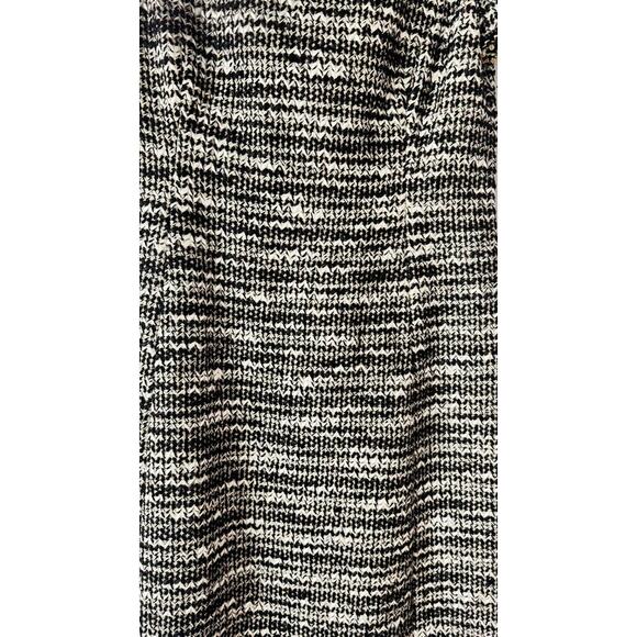 Vintage Mollie Parnis x Saks Fifth Avenue Tweed Dress Black White Gold A-Line - Picture 13 of 16